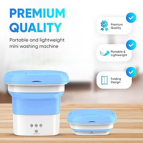 Portable Foldable Mini Washing Machine and Dryer: Your All-in-One Laundry Solution